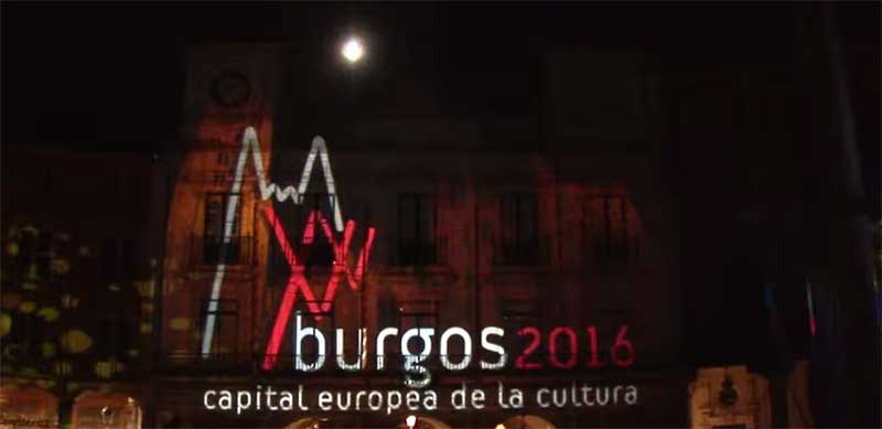 Proyección sobre arquitectura: Burgos 2016